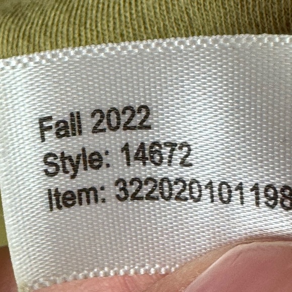 Women's Marine Layer Boyfriend Crew Tee Green Moss Shirt Small Cotton Polyester - Picture 7 of 10